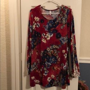 Pinkblush floral maternity dress